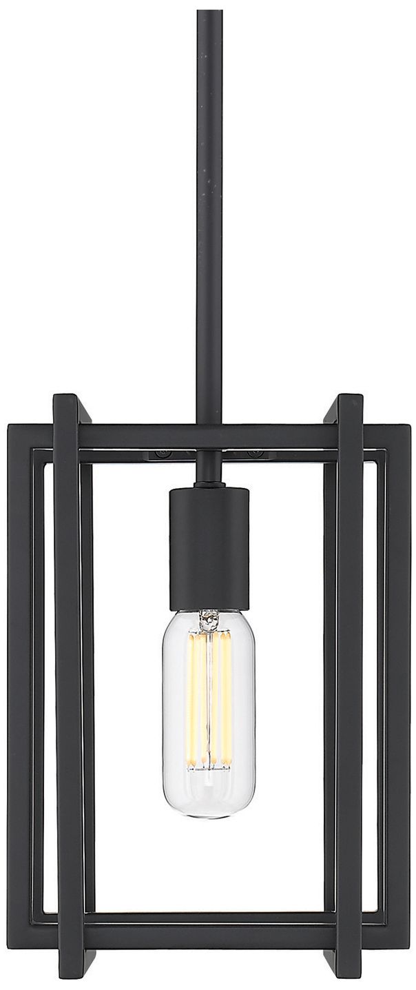 Tribeca 7 1/4" Wide Matte Black Mini Pendant