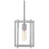 Tribeca 7 1/4" Wide Pewter 1-Light Mini Pendant with Pewter Accents