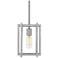 Tribeca 7 1/4" Wide Pewter 1-Light Mini Pendant with Pewter Accents