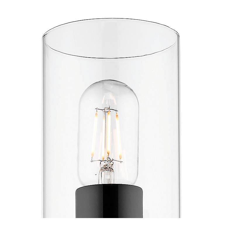Image 2 Tribeca 9 3/4" High Matte Black Wall Sconce more views