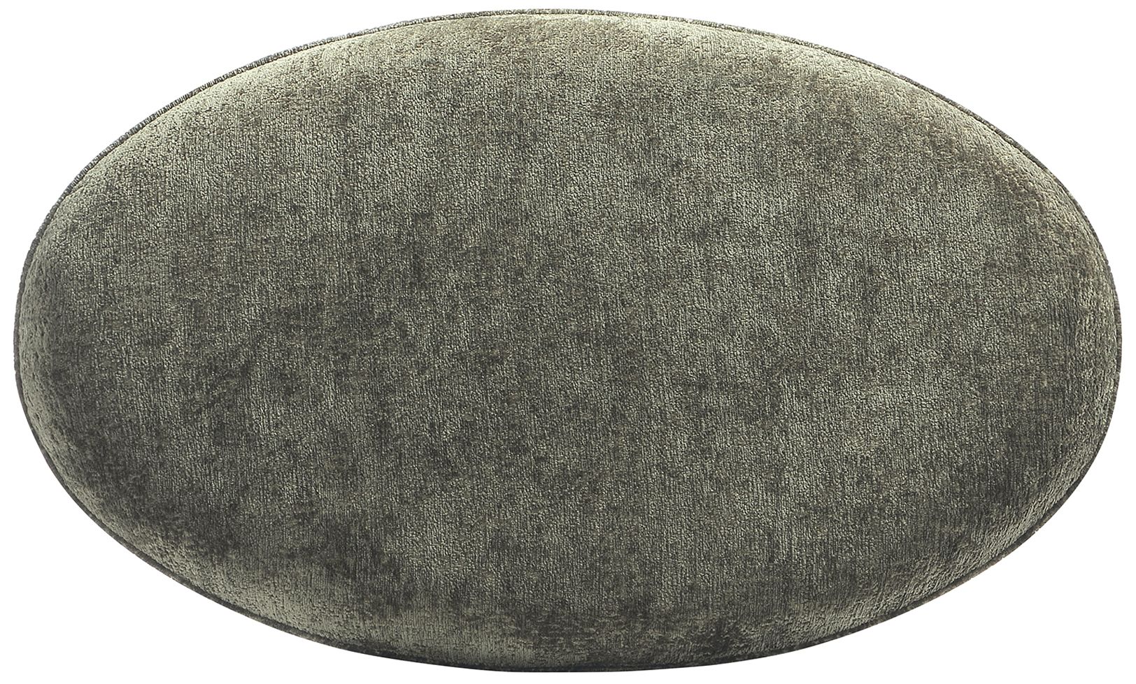 Tribeca Mid-Century Modern Chenille  Accent Ottoman in Olive Green