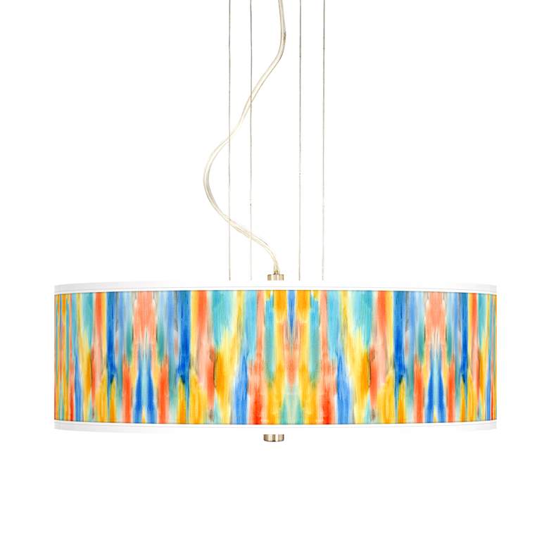 Image 1 Tricolor Wash 20" Wide 3-Light Pendant Chandelier