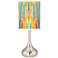 Tricolor Wash Giclee Droplet Table Lamp