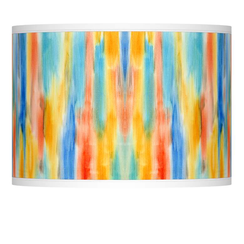 Image 1 Tricolor Wash Giclee Lamp Shade 13.5x13.5x10 (Spider)