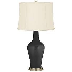 Image2 of Tricorn Black Anya Table Lamp with Dimmer