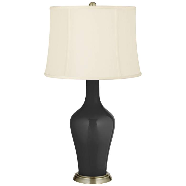 Image 2 Tricorn Black Anya Table Lamp with Dimmer