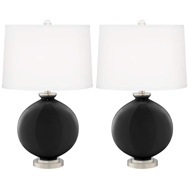 Image 2 Tricorn Black Carrie Table Lamp Set of 2