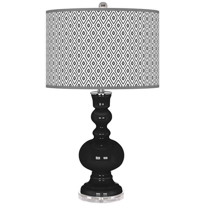 Image 1 Tricorn Black Diamonds Apothecary Table Lamp