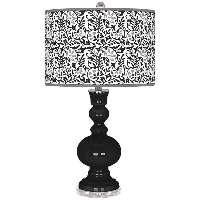 Image 1 Tricorn Black Gardenia Apothecary Table Lamp