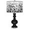 Tricorn Black Mosaic Giclee Apothecary Table Lamp