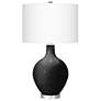Tricorn Black Ovo Table Lamp With Dimmer