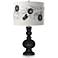 Tricorn Black Rose Bouquet Apothecary Table Lamp