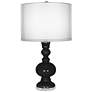 Tricorn Black Sheer Double Shade Apothecary Table Lamp