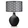 Tricorn Black Toby Table Lamp With Black Metal Shade
