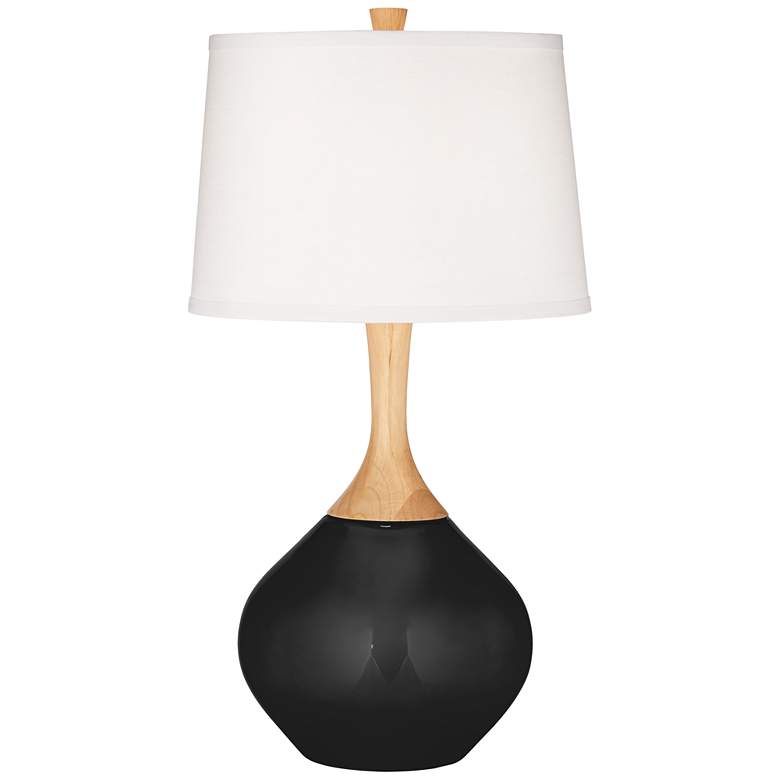 Image 2 Tricorn Black Wexler Table Lamp with Dimmer