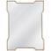 Trident Gold 36" x 48" Rectangular Wall Mirror