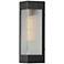 Triform 14" Outdoor Wall Sconce Black / Antique Brass