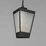 3_Triform 16" High Black Outdoor Hanging Light more views