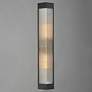 Thumbnail1 of Triform 32" Outdoor Wall Sconce Black / Antique Brass