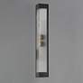Thumbnail3 of Triform 32" Outdoor Wall Sconce Black / Antique Brass more views