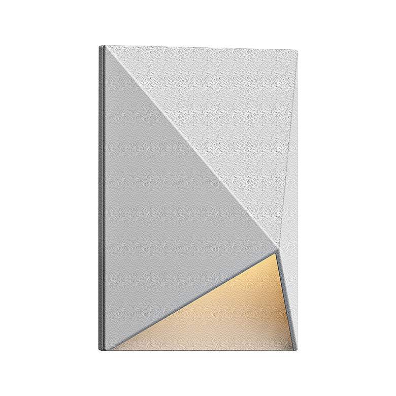 Image 1 Triform Compact 4 1/2" High White LED Outdoor Wall Light