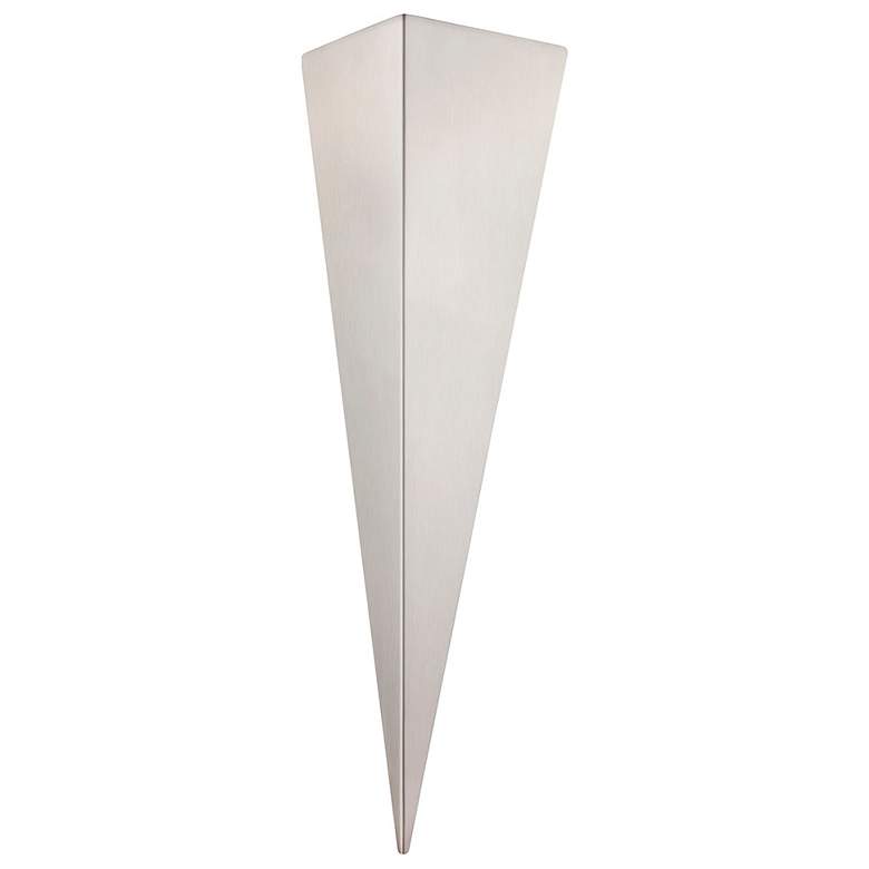 Image 1 Trigo 3 Wall Light Silver Finish Silver Stainless Steel Shade