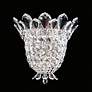2_Trilliane 10.5"H x 11.5"W 3-Light Crystal Wall Sconce in Silver