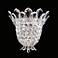 Trilliane 10.5"H x 11.5"W 3-Light Crystal Wall Sconce in Silver