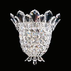Trilliane 10.5"H x 11.5"W 3-Light Crystal Wall Sconce in Silver