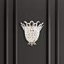 1_Trilliane 10.5"H x 11.5"W 3-Light Crystal Wall Sconce in Silver