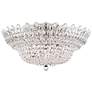 2_Trilliane 13.5"H x 33"W 23-Light Crystal Flush Mount in Silver