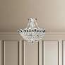 1_Trilliane 15"H x 19"W 8-Light Crystal Semi-Flush Mount in Silver