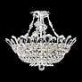 3_Trilliane 15"H x 19"W 8-Light Crystal Semi-Flush Mount in Silver more views