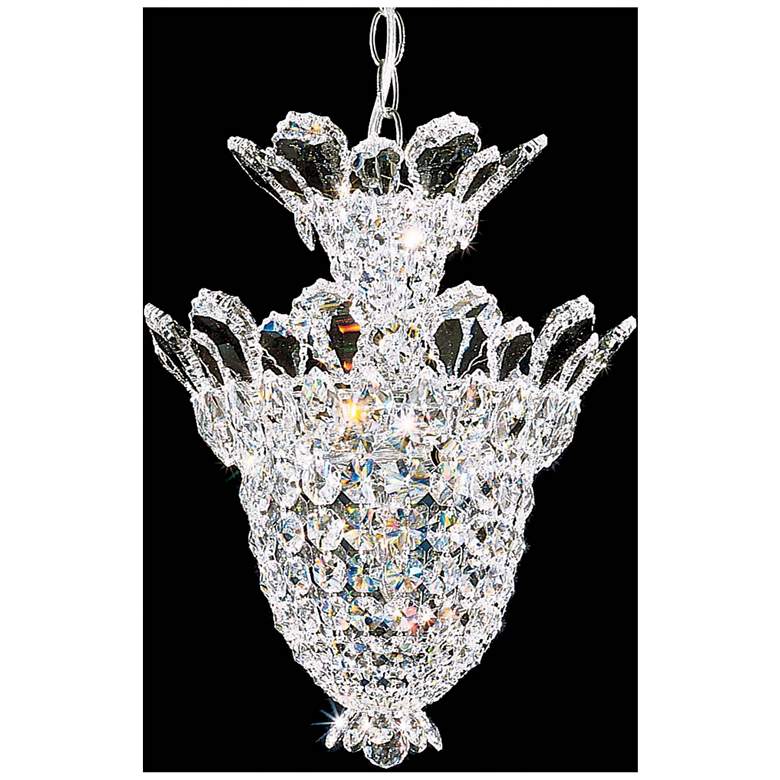 Image 1 Trilliane 17"H x 12.5"W 5-Light Crystal Chandelier in Silver