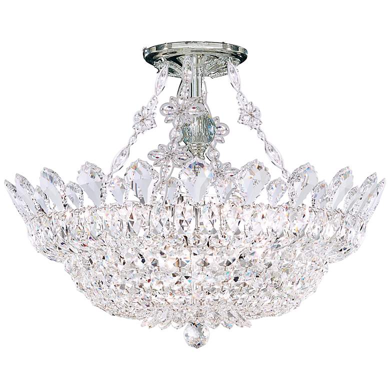 Image 2 Trilliane 19" Wide Polished Stainless Steel Ceiling Light