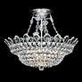 3_Trilliane 24" Wide Polished Silver Clear Crystal 10-Lt Semi-Flush Mt more views