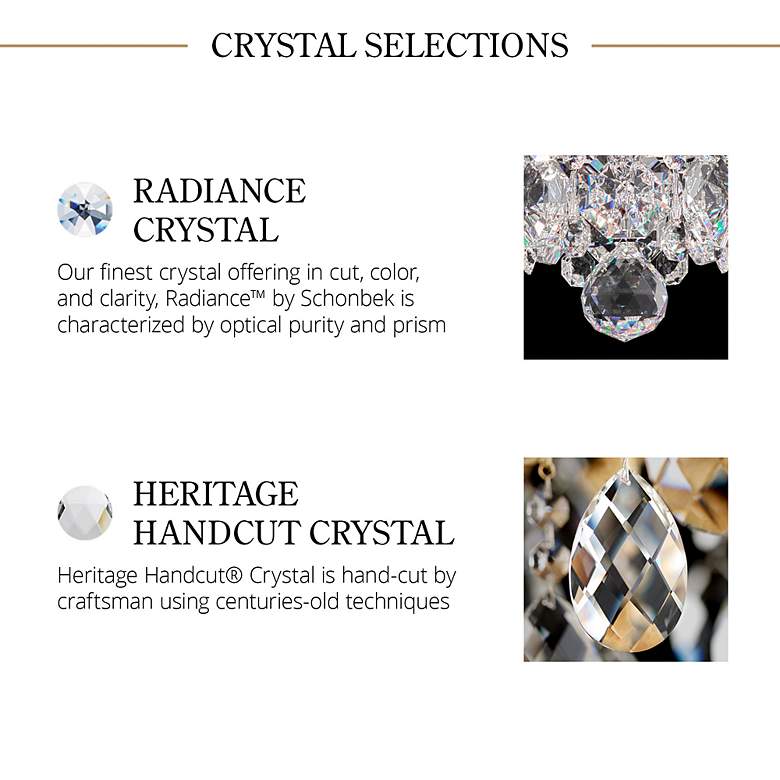 Image 5 Trilliane 33" Wide Polished Silver Clear Crystal 23-Lt Flush Mt more views