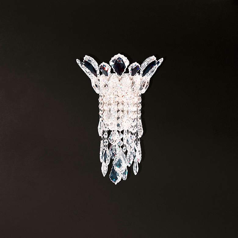 Image 2 Trilliane Strands 13.5"Hx10"W 2-Lt Crystal Wall Sconce in Pol Sta more views