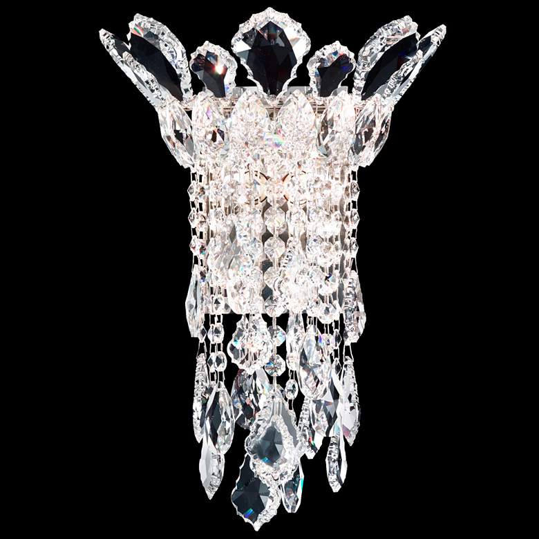 Image 1 Trilliane Strands 13.5"Hx10"W 2-Lt Crystal Wall Sconce in Pol Sta