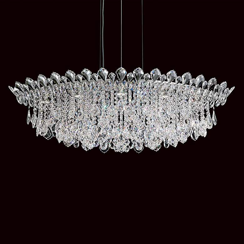 Image 3 Trilliane Strands 15"H x 45"W 8-Lt Crystal Pendant in Pol Stainle more views