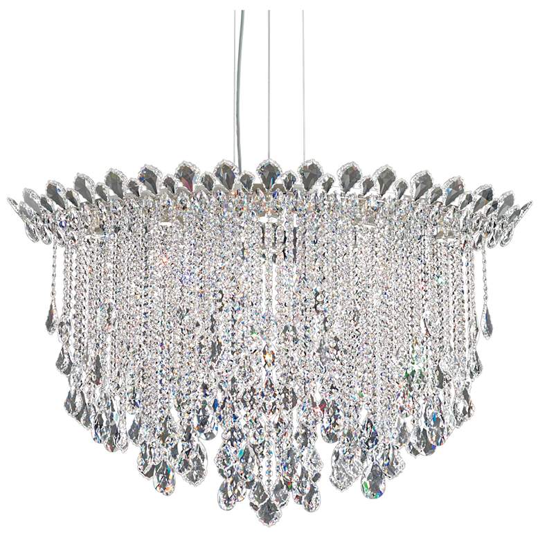 Image 1 Trilliane Strands 28"H x 45"W 8-Lt Crystal Pendant in Pol Stainle