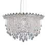 2_Trilliane Strands 28"H x 45"W 8-Lt Crystal Pendant in Pol Stainle