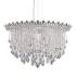 Trilliane Strands 28"H x 45"W 8-Lt Crystal Pendant in Pol Stainle