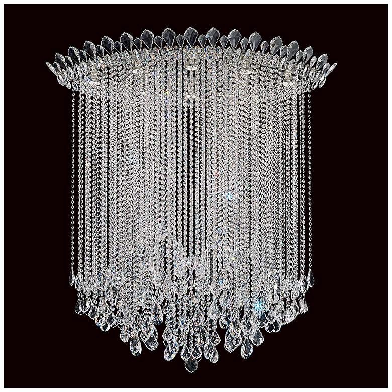 Image 2 Trilliane Strands 48.5"H x 45"W 8-Lt Crystal Flush in Pol Stainle