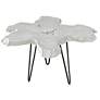 3_Trillium 38" Wide Bleached Natural Teak Wood Coffee Table more views