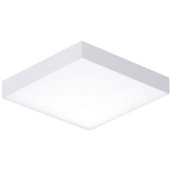 Trim 1-Light 4.75" Wide White Flush Mount Light