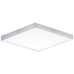 Trim 1-Light 6.25" Wide Polished Chrome Flush Mount Light