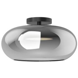 Trinity 14 1/4" Wide Black LED Ceiling Light