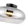 7_Trinity 14 1/4" Wide Black LED Ceiling Light more views