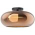 Trinity 14 1/4" Wide Black LED Ceiling Light
